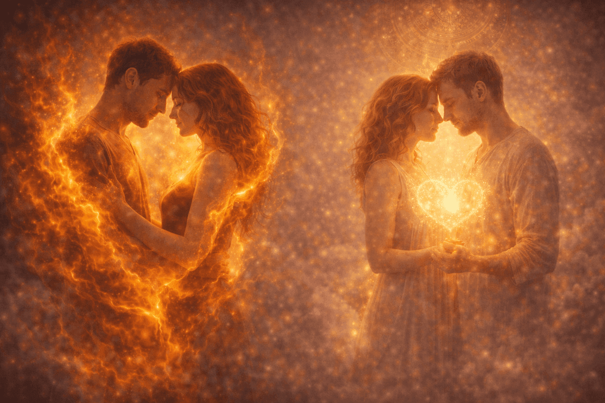 Flammes jumelles et âmes sœurs : quelle différence ?